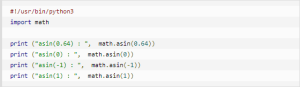 云计算开发：Python3三角函数asin()方法详解